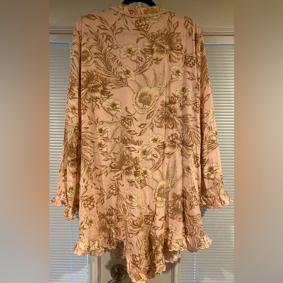 NWT aguabendita floral sleep romper. SZ XL - Picture 3 of 4